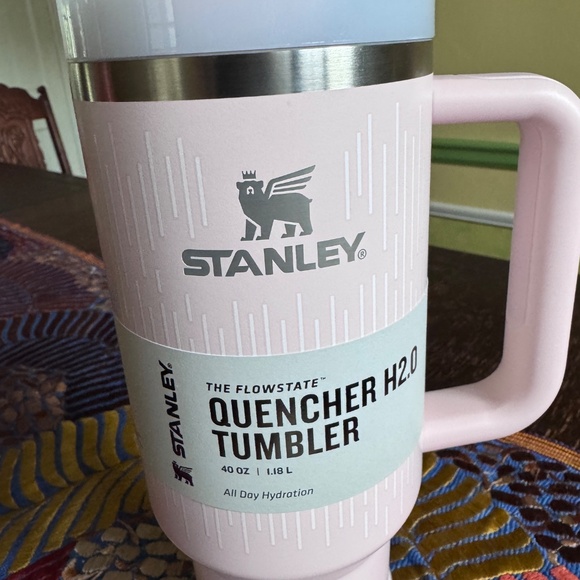 NWoT Stanley Rose Pink Quencher H20 Tumbler FlowState Stainless Steel 40OZ - Picture 3 of 6